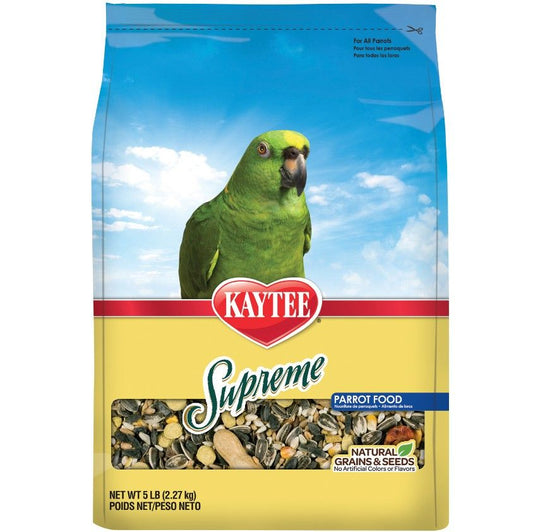 Kaytee Supreme Natural Blend Bird Food - Parrot-Bird-Kaytee-5 lbs-