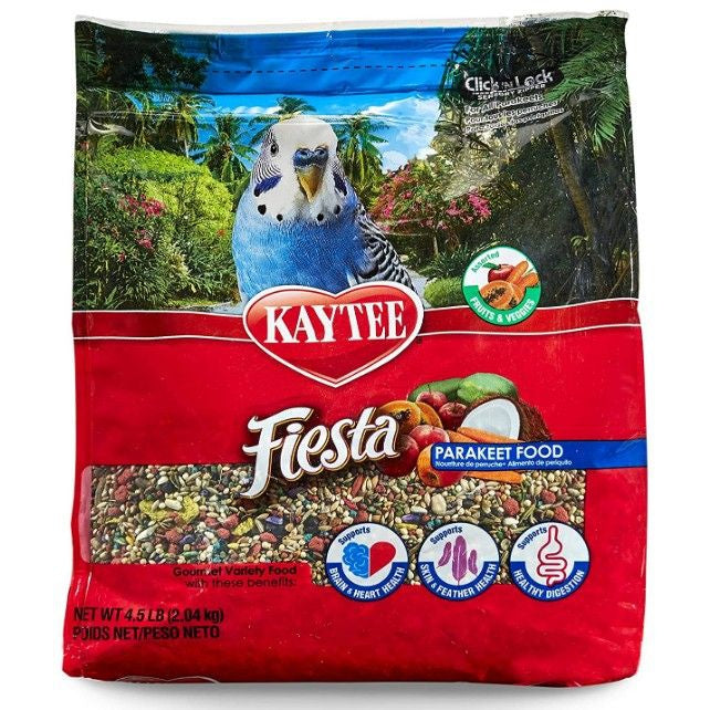 Kaytee Fiesta Parakeet Food-Bird-Kaytee-4.5 lbs-