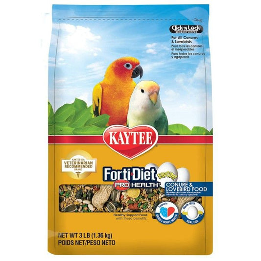 Kaytee Forti-Diet Pro Health Egg-Cite! Conure Food-Bird-Kaytee-3 lbs-