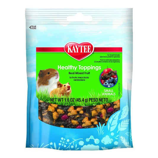 Kaytee Fiesta Healthy Toppings Mixed Fruit - Small Animals-Small Pet-Kaytee-1.6 oz-