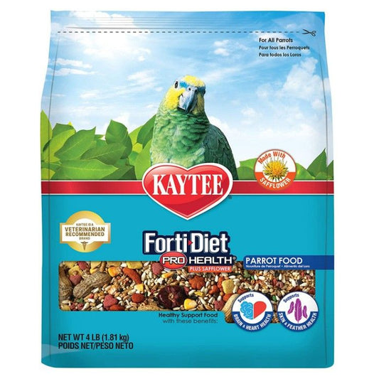Kaytee Forti-Diet Pro Health Parrot Food with Safflower-Bird-Kaytee-4 lbs-