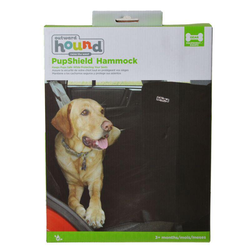 Outward Hound Back Seat Hammock - Black-Animals & Pet Supplies-BimBimPet-
