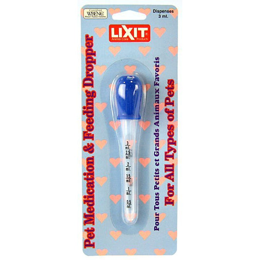 Lixit Pet Medication & Feeding Dropper-Dog-Lixit-3 ml - Medication & Eye Dropper-