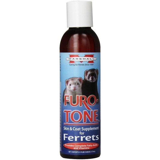 Marshall Furo-Tone Skin & Coat Supplement - Ferrets-Small Pet-Marshall-6 oz-