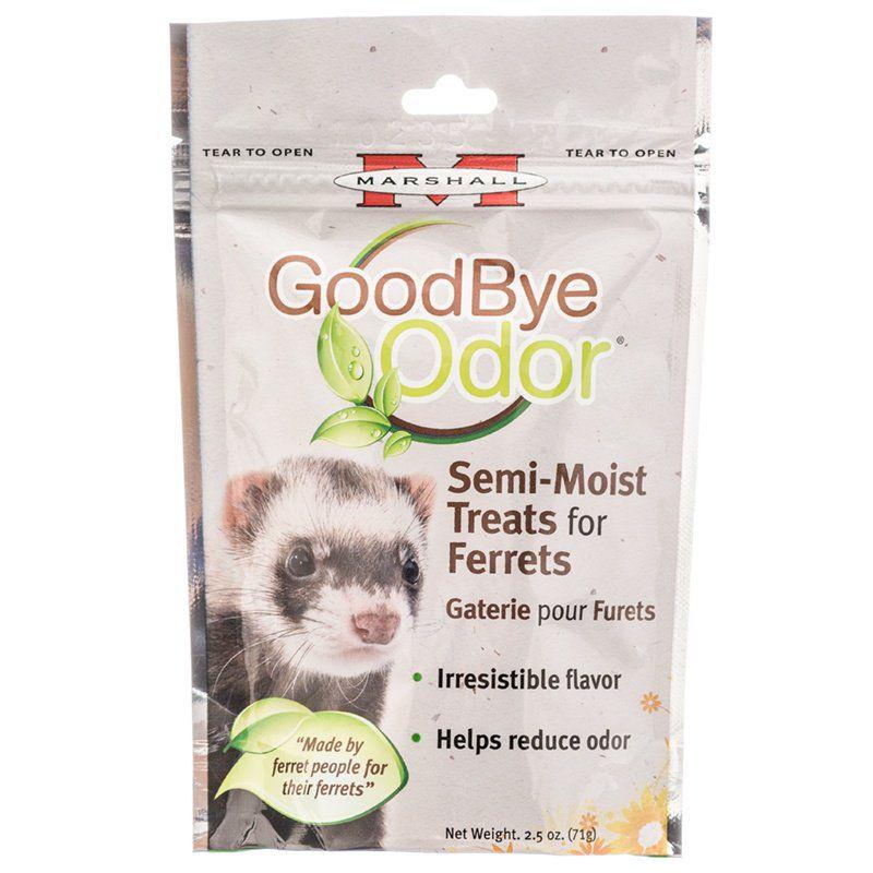 Marshall Goodbye Odor Semi-Moist Treats for Ferrets-Small Pet-Marshall-2.5 oz-