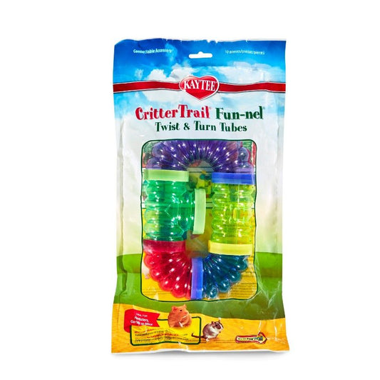Kaytee Critter Trail Fun-nels Value Pack-Small Pet-Kaytee-5 Pack - (Assorted Tubes)-