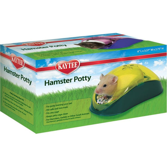 Kaytee Hamster Potty-Small Pet-Kaytee-5.75"L x 3.5"W x 3.5"H-
