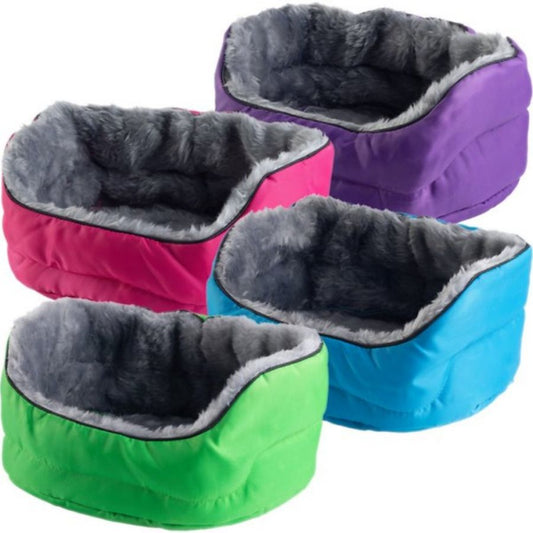 Kaytee Critter Cuddle-E-Cup Small Pet Bed Assorted Colors-Small Pet-Kaytee-1 count - 12"L x 10"W x 5.5"H-