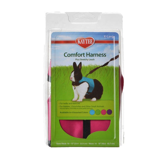 Kaytee Comfort Harness with Safety Leash-Small Pet-Kaytee-X-Large (10"-13" Neck & 16"-18" Waist)-