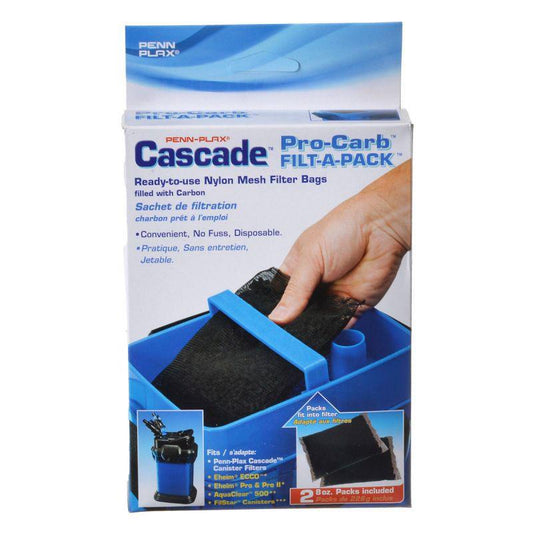 Cascade Canister Filter Pro-Carb Filt-A-Pack-Fish-Cascade-2 Pack-
