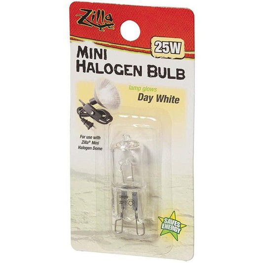 Zilla Mini Halogen Bulb - White-Reptile-Zilla-25W-