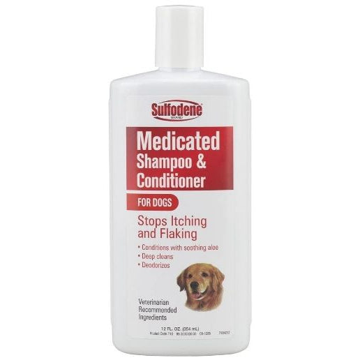 Sulfodene Medicated Shampoo-Dog-Sulfodene-12 oz-