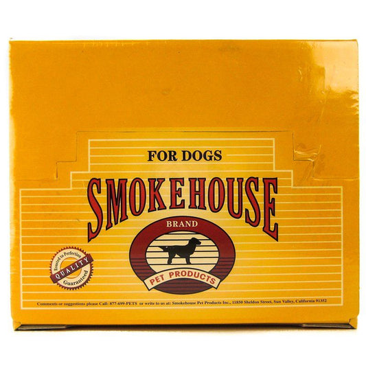 Smokehouse Treats Pizzle Stix Dog Chews-Dog-Smokehouse-6.5" Long (100 Pack with Display Box)-