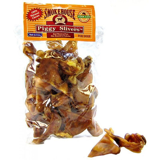 Smokehouse Treats Piggy Slivers-Dog-Smokehouse-20 Pack-