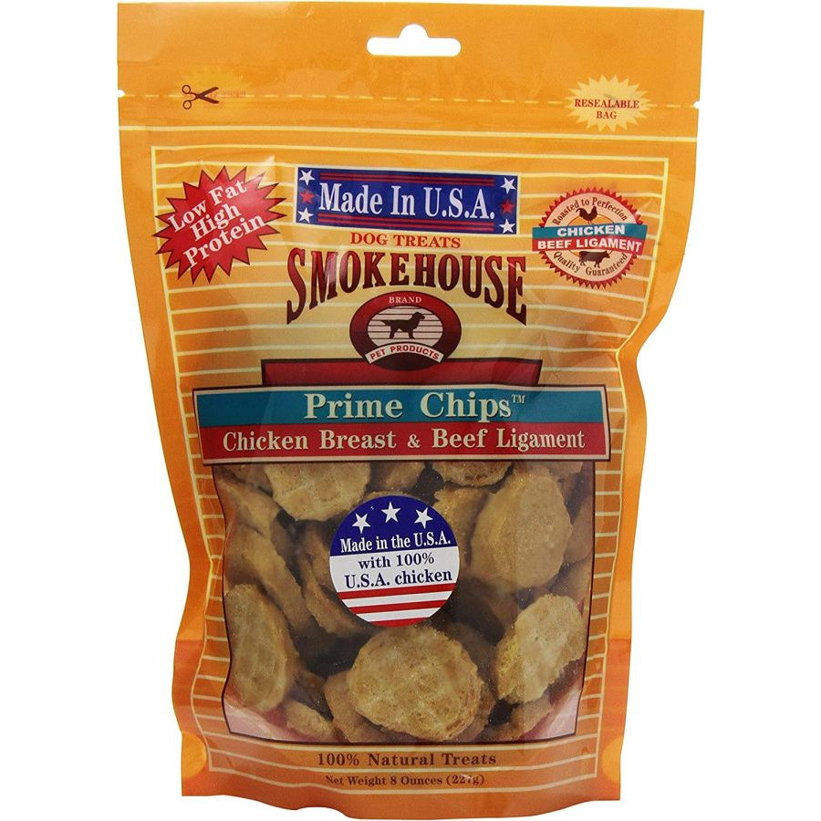 Smokehouse Treats Prime Chicken & Beef Chips-Dog-Smokehouse-8 oz-