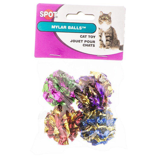 Spot Spotnips Mylar Balls Cat Toys-Cat-Spot-4 Pack-