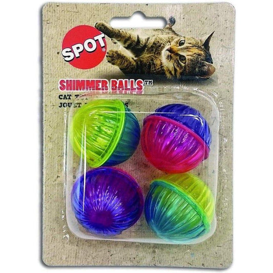 Spot Shimmer Balls Cat Toys-Cat-Spot-4 Pack-