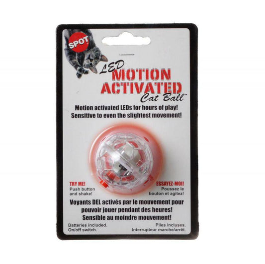 Spotbrites LED Motion Activated Rainbow Ball for Cats-Cat-Spotbrites-LED Rainbow Ball Cat Toy-