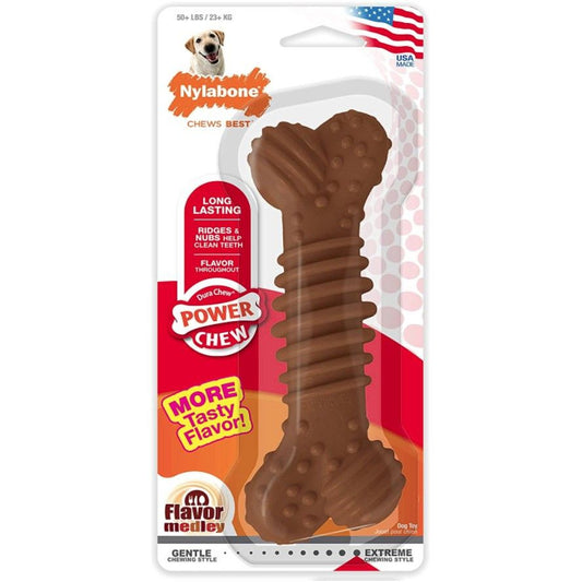 Nylabone Dura Chew Power Chew Bone Flavor Medley-Dog-Nylabone-Souper - (50+ lbs)-