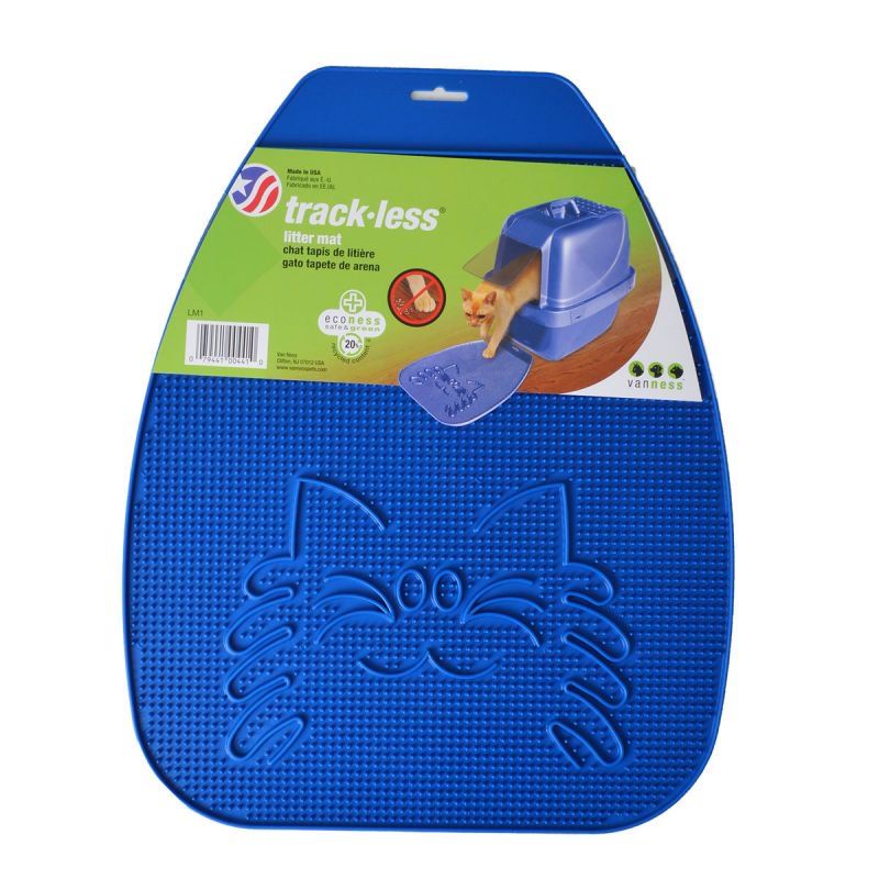 Van Ness Track-Less Litter Mat-Cat-Van Ness-13.75"L x 17"W x .5"H-