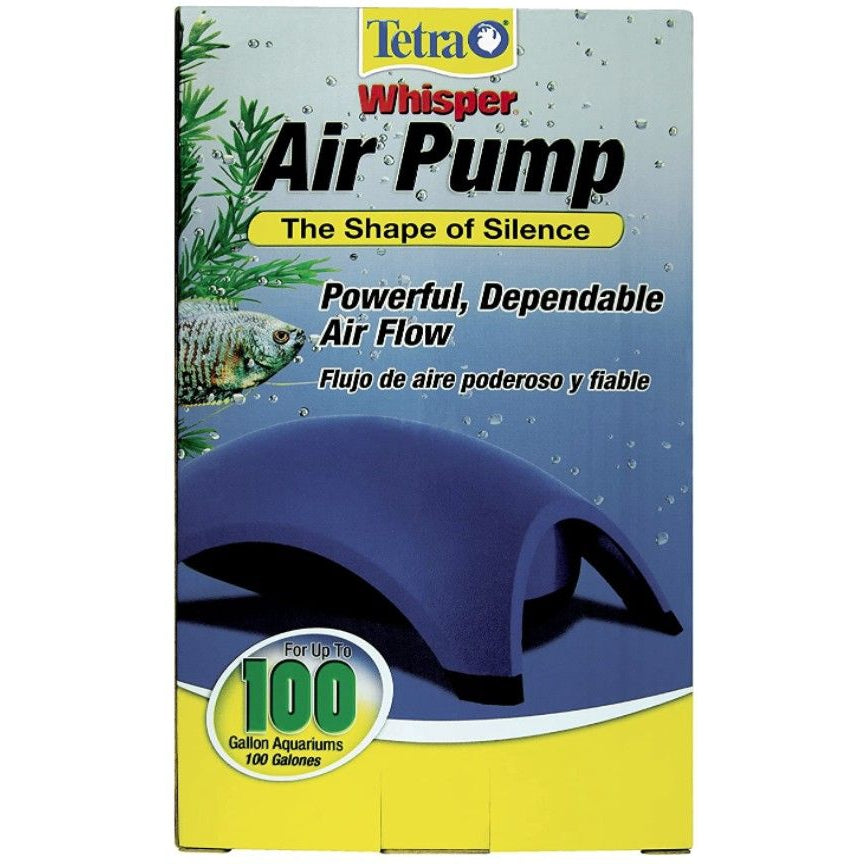 Tetra Whisper Aquarium Air Pumps-Fish-Tetra-Whisper 100 - Up to 100 Gallons (2 Outlets)-