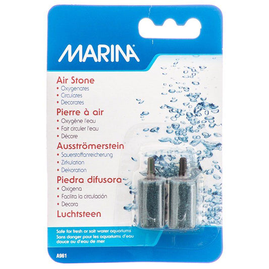 Marina Aqua Fizzz Aquarium Air Stone-Fish-Marina-1" Cylinder Air Stone (2 Pack)-