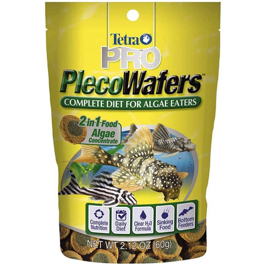 Tetra Pro PlecoWafers-Fish-Tetra Pond-2.12 oz-