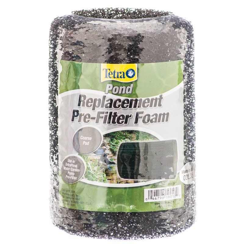 Tetra Pond Water Garden Pump Prefilter Replacement Foam - 6"L X 4"D, Fits Pre-Filter Unit - View #10
