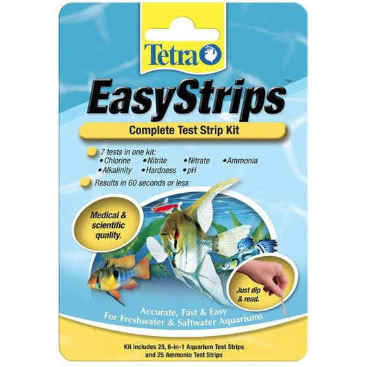 Tetra EasyStrips Complete Kit-Fish-Tetra-25 Ammonia Strips & 25 - 6 in 1 Strips-