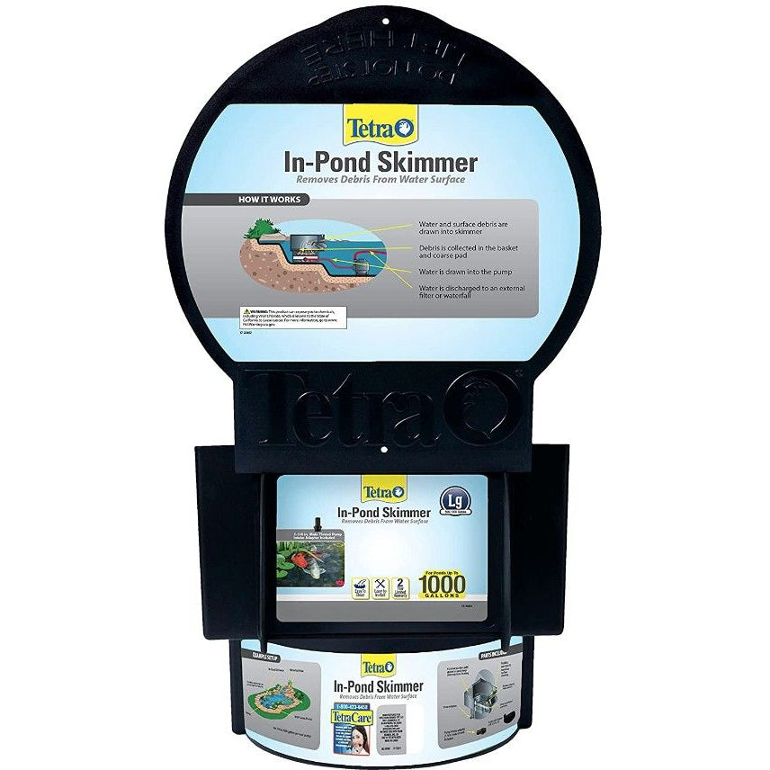 Tetra Pond In-Pond Skimmer-Fish-Tetra Pond-Ponds up to 1,000 Gallons with Pump 550 (1,900 GPH)-