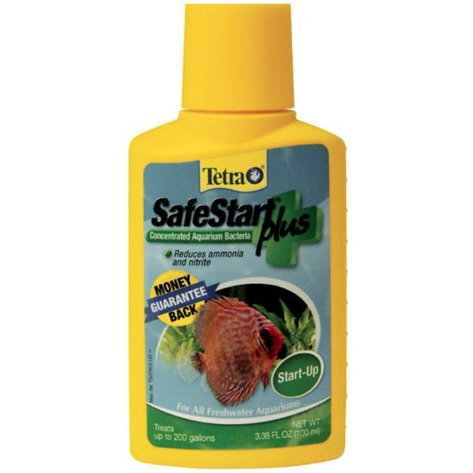 Tetra SafeStart Aquarium Start-up Water Conditioner-Fish-Tetra-3.38 oz (Treats up to 30 Gallons)-