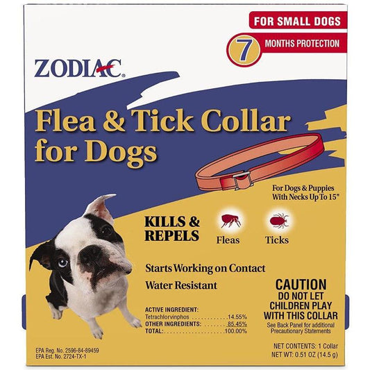 Zodiac Flea & Tick Collar for Small Dogs-Dog-Zodiac-5 Month Supply-
