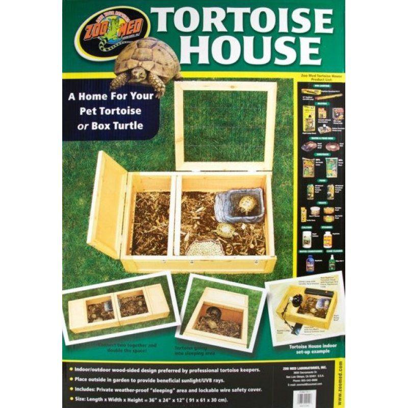 Zoo Med Tortoise House-Reptile-Zoo Med-36"L x 24"W x 12"H-
