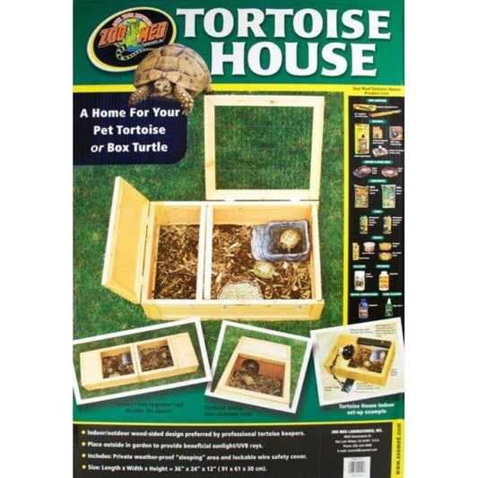 Zoo Med Tortoise House-Reptile-Zoo Med-36"L x 24"W x 12"H-