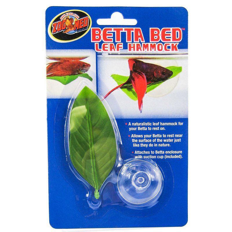 Zoo Med Aquatic Betta Bed Leaf Hammock-Fish-Zoo Med-Standard - 1 Count - (3.5" Long)-