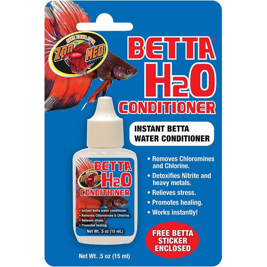 Zoo Med Aquatic Betta H2O Water Conditioner-Fish-Zoo Med-.5 oz-