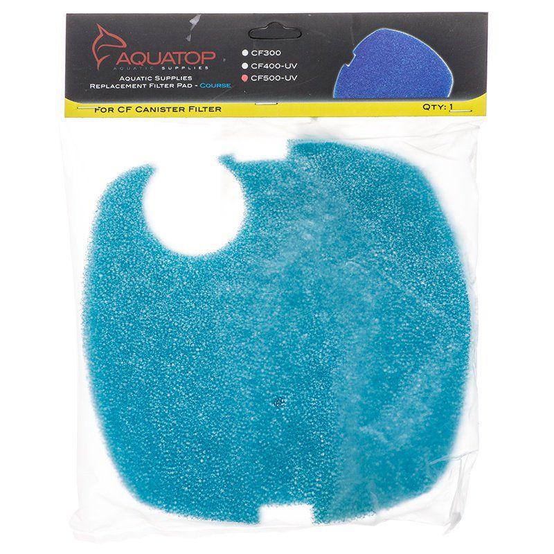 Replacement Filter Pad - CF Canister Series - Coarse-Fish-Aquatop-For CF500-UV (1 Pack)-