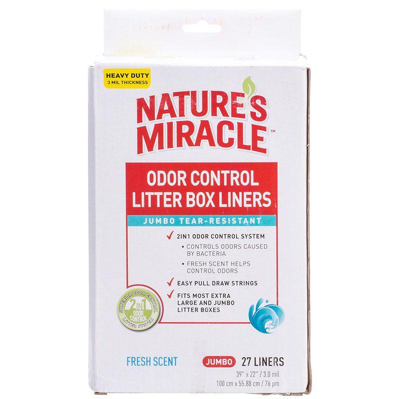 Nature's Miracle Odor Control Litter Box Liners-Cat-Natures Miracle-Jumbo (27 Pack)-