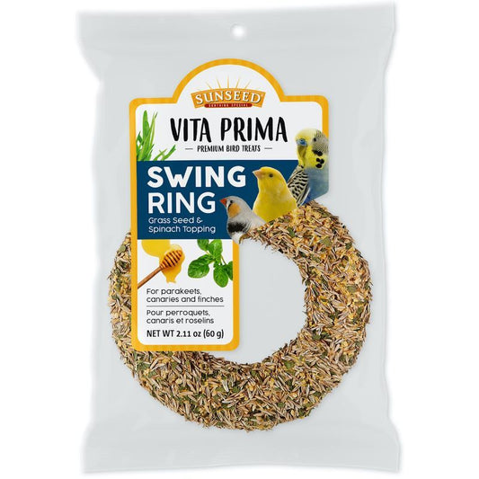 Vitakraft Vita Prima Sun Seed Swing Ring - Parakeet, Canary & Finch-Bird-Vitakraft-2.1 oz-