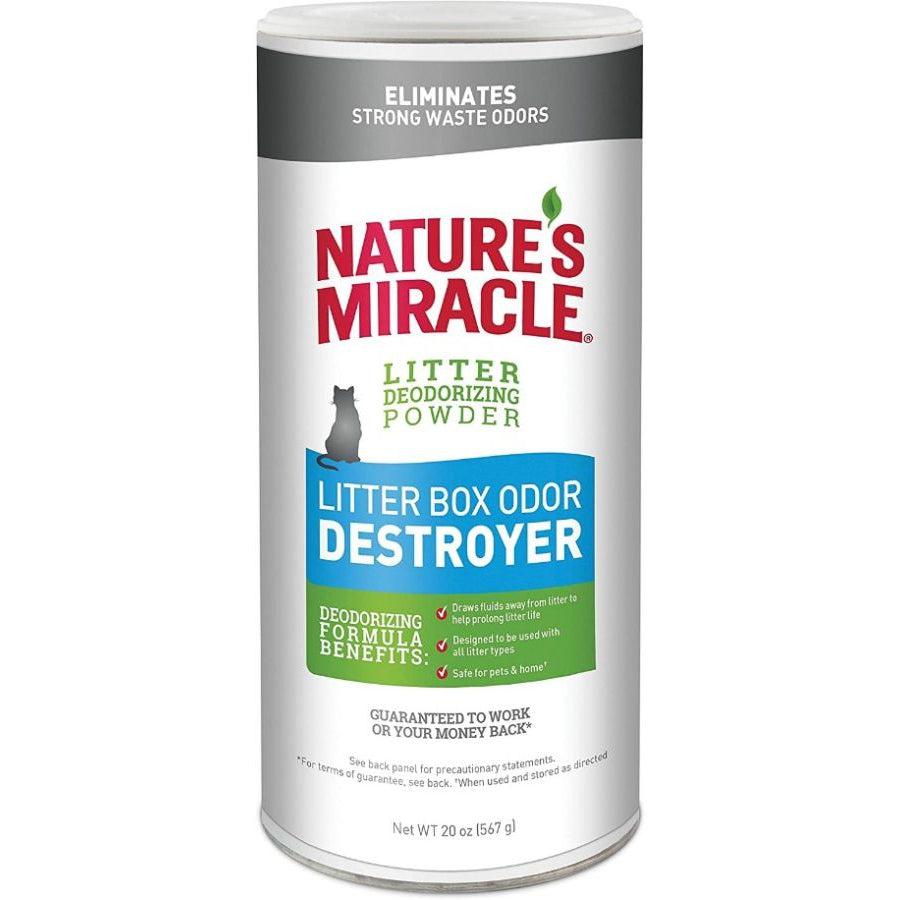 Nature's Miracle Just For Cats Litter Box Odor Destroyer - Deodorizing Powder-Cat-Natures Miracle-20 oz-