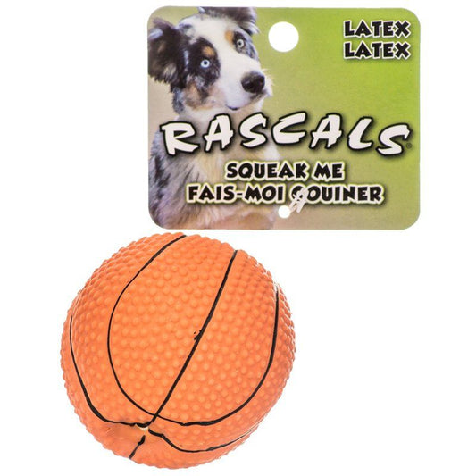 Rascals Latex Basketball Dog Toy-Dog-Coastal Pet-2.5" Diameter-
