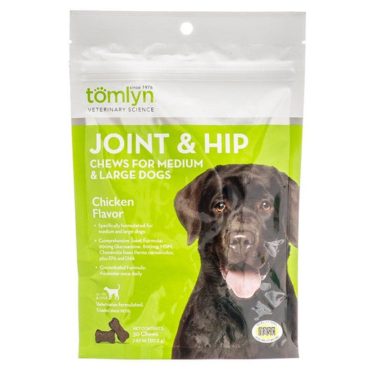 Tomlyn Joint & Hip Chews for Large Dogs - Chicken Flavor-Animals & Pet Supplies-BimBimPet-