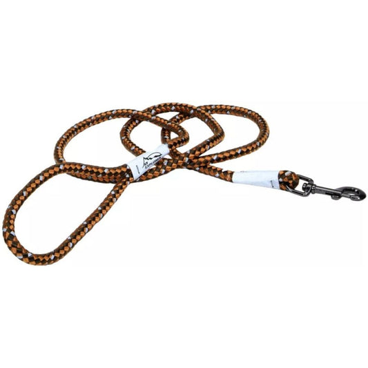 K9 Explorer Reflective Braided Rope Snap Leash - Campfire Orange-Cat-Coastal Pet-6' Lead-