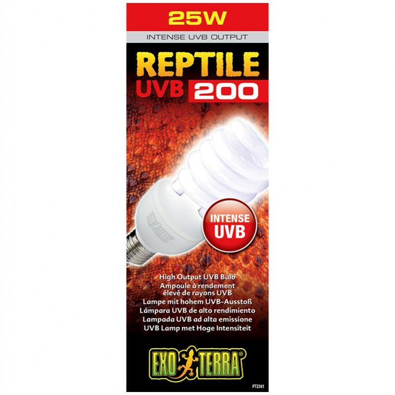 Exo-Terra Reptile UVB200 HO Bulb-Reptile-Exo-Terra-26 Watt (US) / 25 Watt (Europe)-