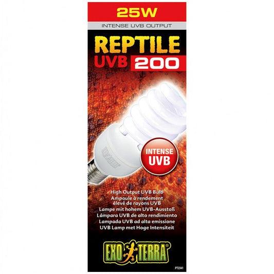 Exo-Terra Reptile UVB200 HO Bulb-Reptile-Exo-Terra-26 Watt (US) / 25 Watt (Europe)-