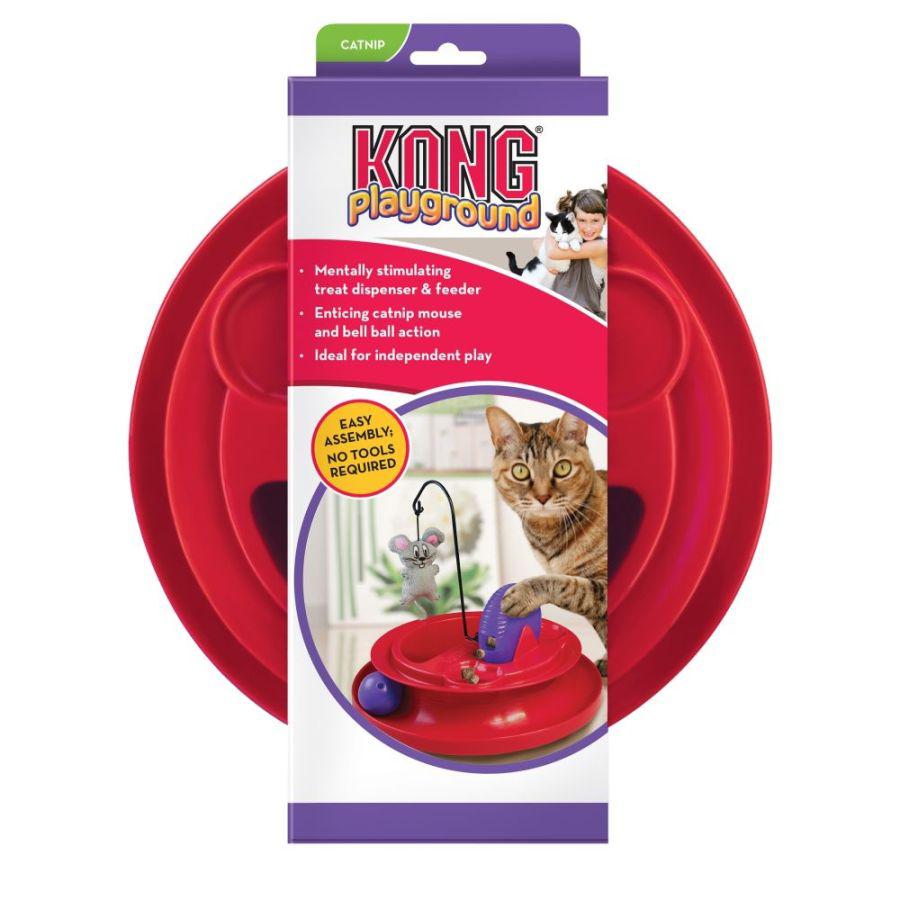 KONG Playground Treat Dispensing Cat Toy-Cat-KONG-9.75" Diameter-