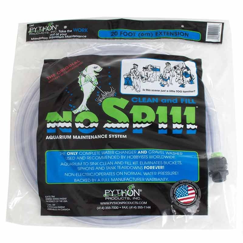 Python No Spill Clean & Fill Extension Tube-Fish-Python Products-20' Extension-