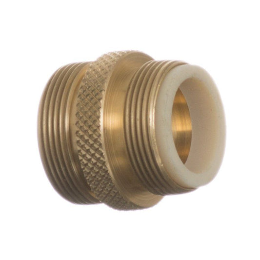 Python No Spill Clean & Fill Male Brass Adapter-Fish-Python Products-1 Adapter - (13/16" x 27 Male Thread)-