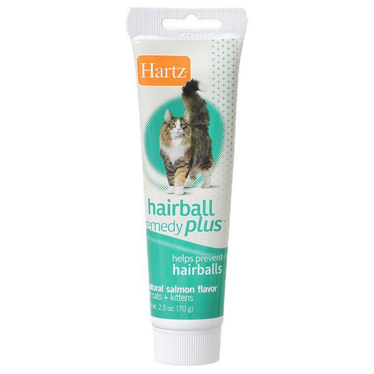 Hartz Hairball Remedy Plus Cat & Kitten Paste - Natural Salmon Flavor-Cat-Hartz-2.5 oz-