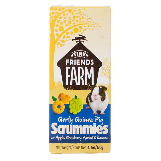 Tiny Friends Farm Gerty Guinea Pig Scrummies with Apple, Strawberry, Apricot & Banana-Small Pet-Supreme Pet Foods-4.2 oz-